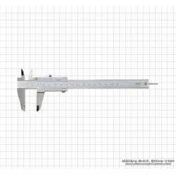 Bīdmērs INOX, 150 x 0,05 mm / 6" x 1/128"