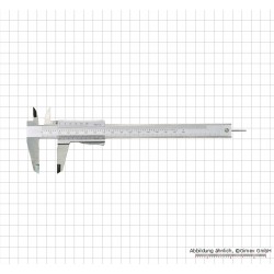 Bīdmērs INOX, 150 x 0,02 mm / 6" x 1/1000"