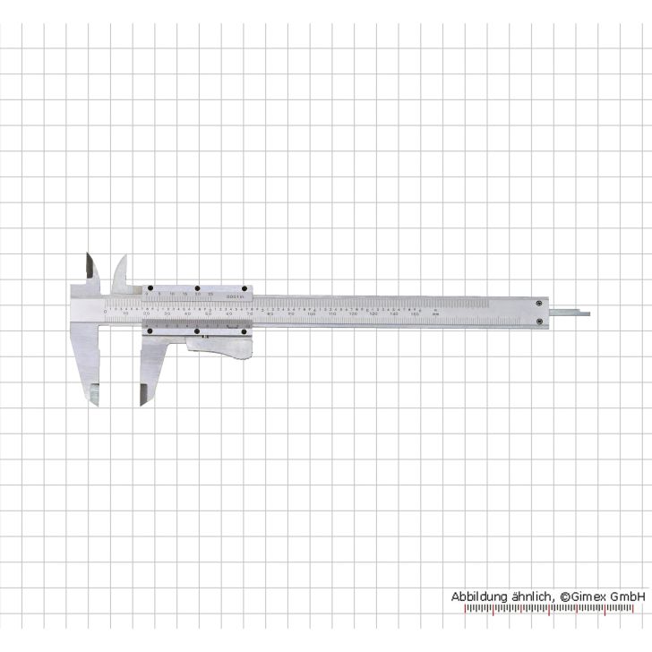 Scale 150 x 0.02 mm / 6&quot; x 1/1000&quot;