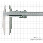 Bīdmērs 300 x 60 x 0,02 mm