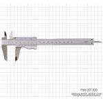 Caliper INOX, 200 x 0.05 mm / 8" x 1/128"