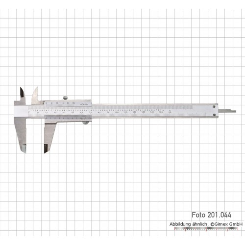 Bīdmērs INOX, 150 x 0,02 mm / 6" x 1/1000"