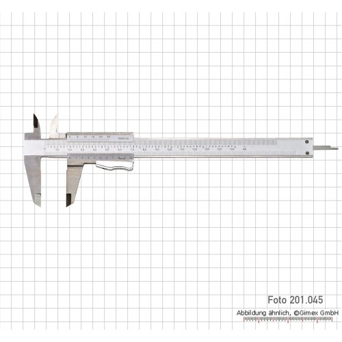 Bīdmērs INOX, 150 x 0,02 mm / 6" x 1/1000"