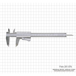 Bīdmērs TOP, 150 x 0,02 mm / 6" x 1/1000"