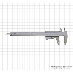 Bīdmērs DIN 862, INOX, 150 x 0,05 mm/ 6"x 1/128"