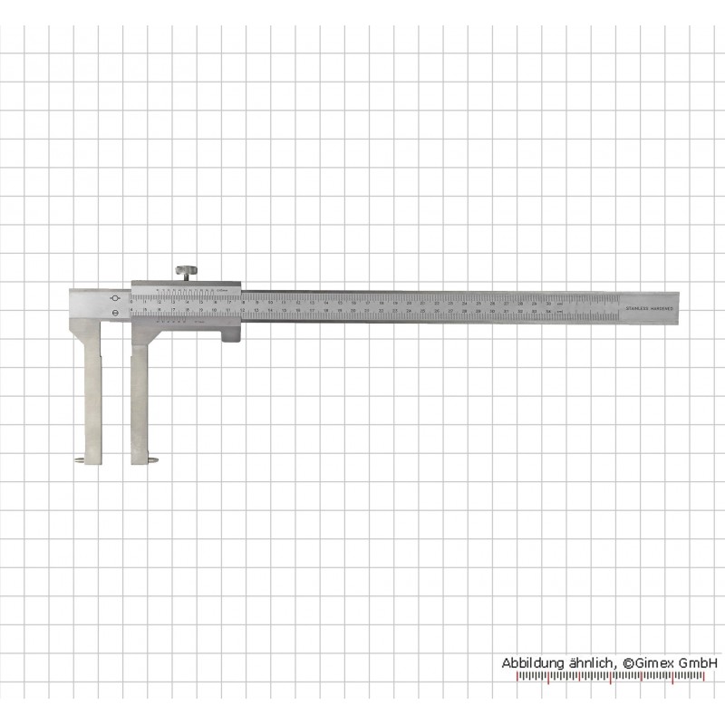 Bīdmērs 600 x 200 mm