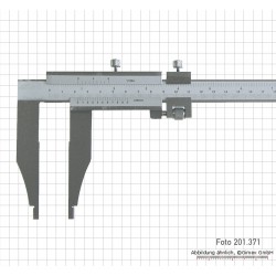 Bīdmērs 200 x 60 x 0,05 mm