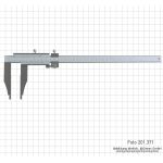 Caliper 250 x 80 x 0.05 mm