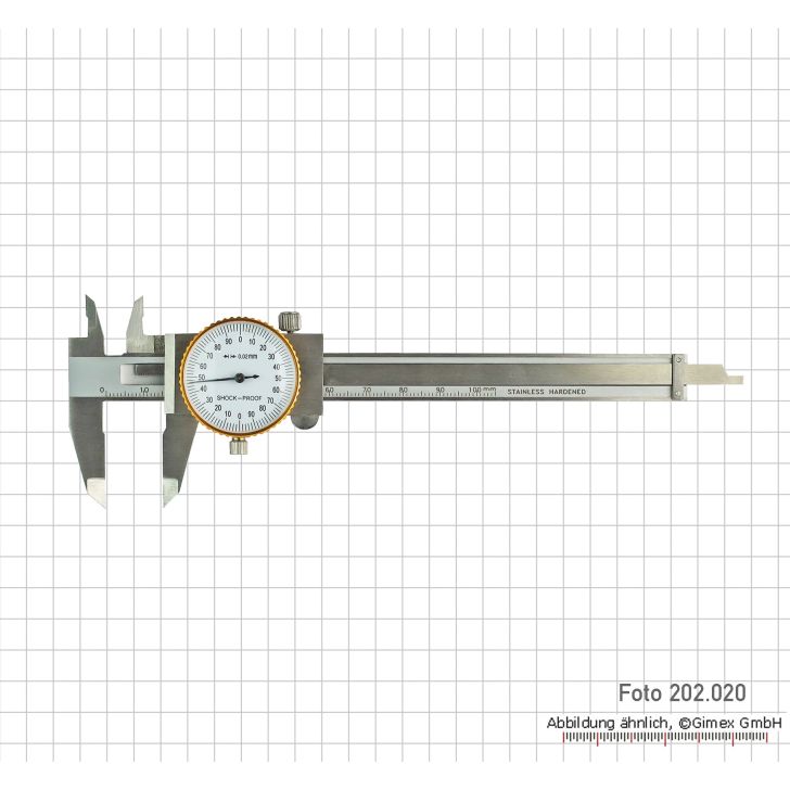 Caliper 100 x 0.02 mm