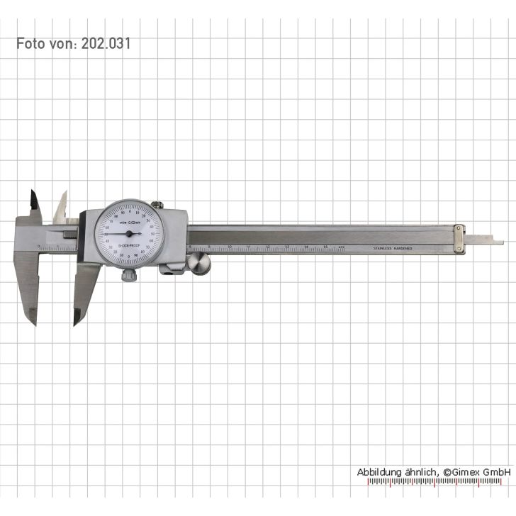 Caliper 150 x 0.02 mm