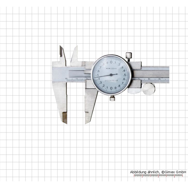 Caliper 150 x 0.02 mm