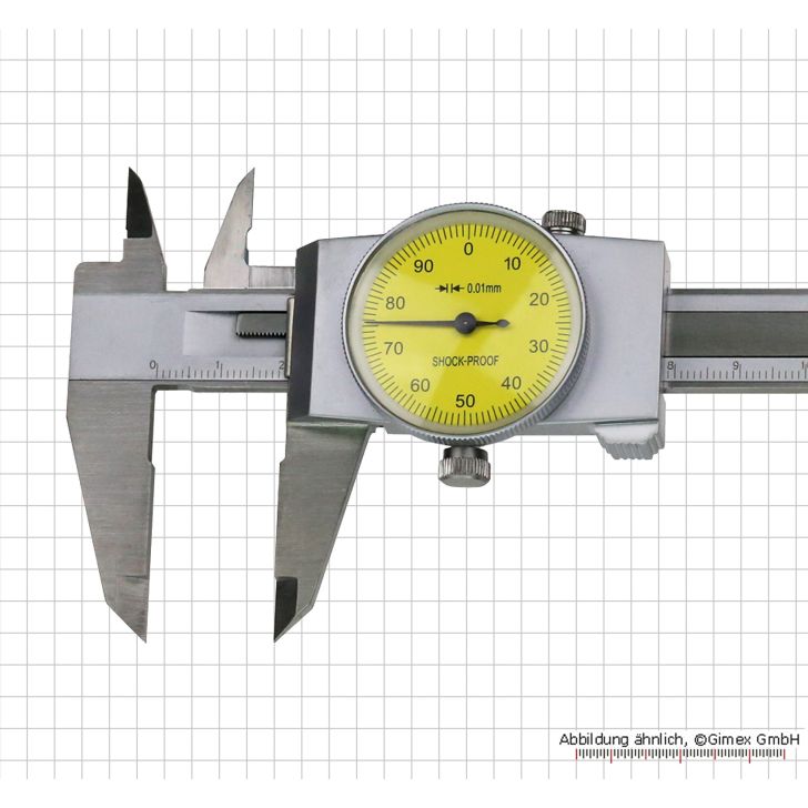 Caliper "TOP", 150 x 0.01 mm