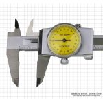 Caliper "TOP", 200 x 0.02 mm