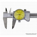 Caliper TOP, 200 x 0.02 mm