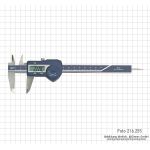 Digital caliper 150 mm, IP 54