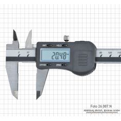 Digital caliper with roller, 150 mm (round rod) 2