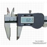 Digital caliper with roller, 150 mm (carbide surfaces)