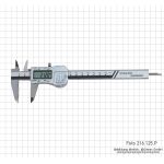 Digital caliper 150 mm, with preset