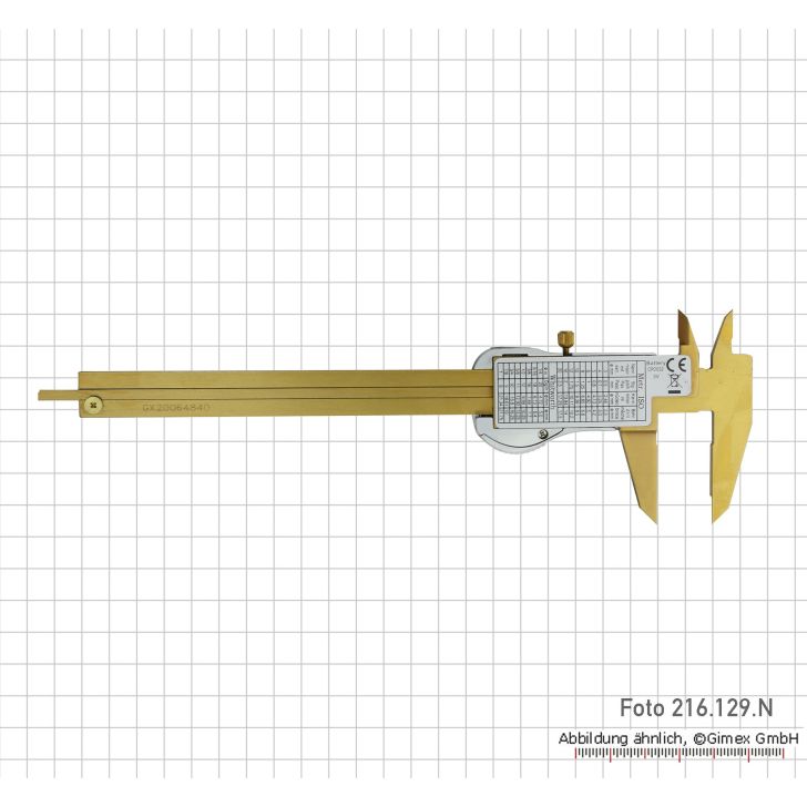Digital caliper 150 mm (tin plated)
