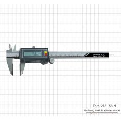 Digital caliper with carbide measuring surface 150 mm, IP 67