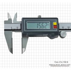 Digital caliper with carbide measuring surface 150 mm, IP 67 2
