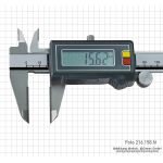 Digital caliper with carbide measuring surface 150 mm, IP 67