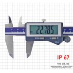 Digital caliper IP 67, 150 mm, reading 0.001 mm