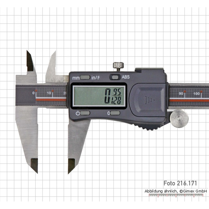 Digitālais bīdmērs 150 mm, ar frac displeju