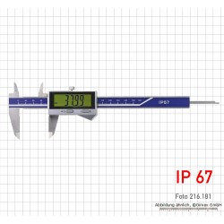 Digitālais bīdmērs IP 67, 150 mm, induktīvā mērīšanas sistēma