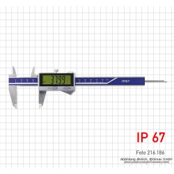 Digitālais bīdmērs IP 67, 150 mm, induktīvā mērīšanas sistēma ar Bluetooth