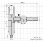Digital caliper 250 mm