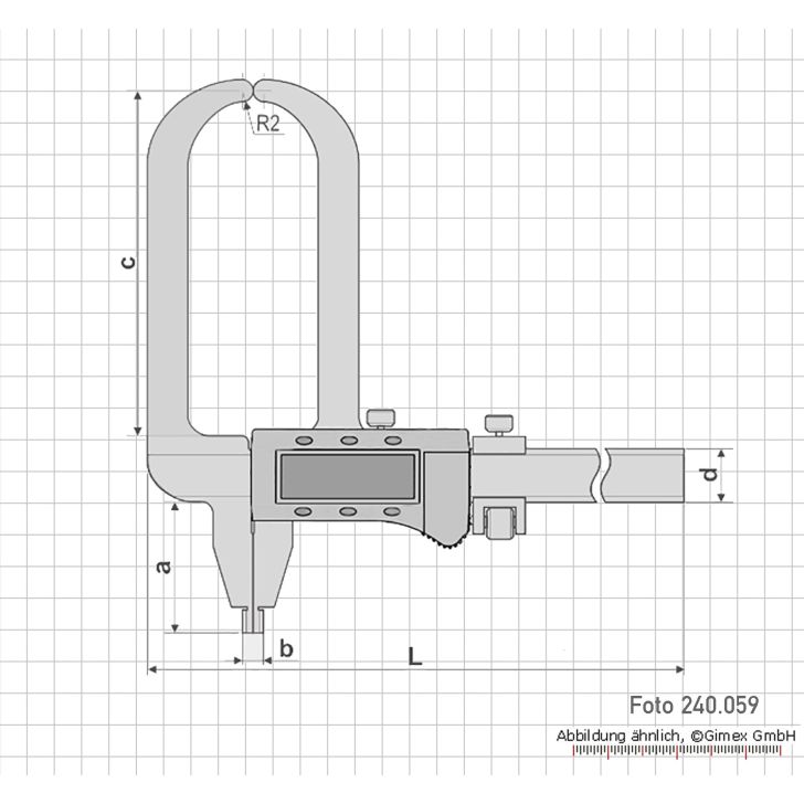 Digital caliper 300 mm