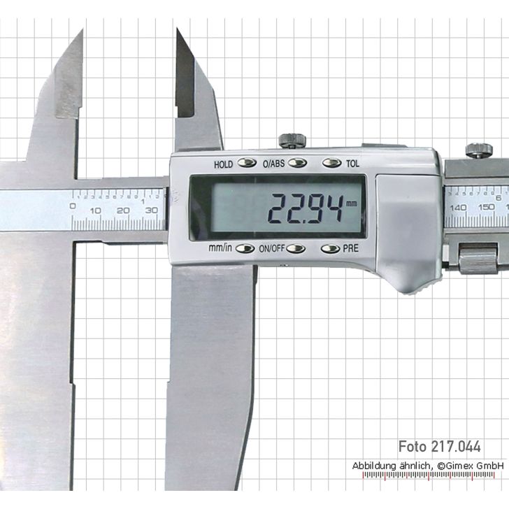 Digital caliper 600 x 150 mm