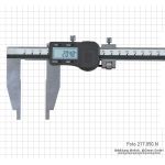 Digital caliper 200 x 75 mm
