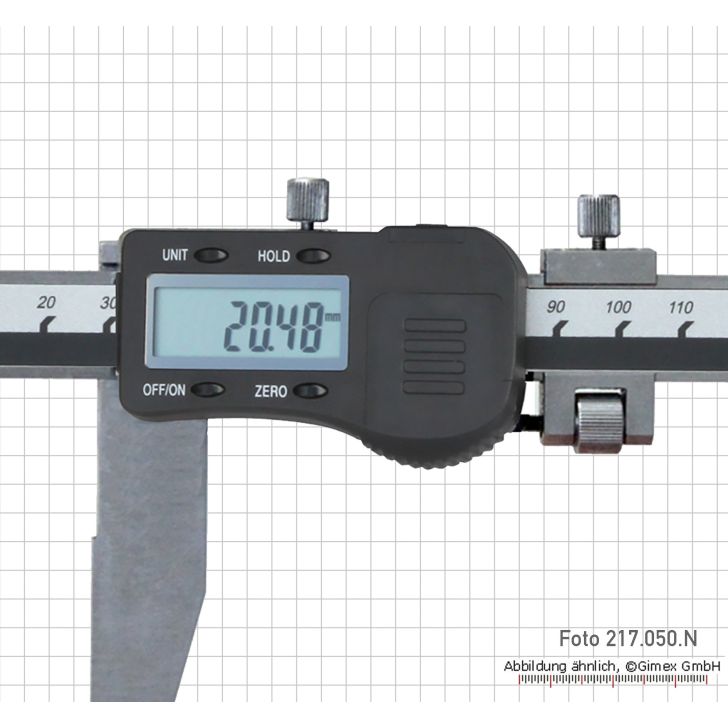 Digital caliper 200 x 75 mm