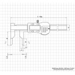 Цифровой штангенциркуль 5–150 мм