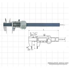 Digital caliper Digital caliper