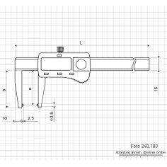 Digital caliper 0-50 mm 2