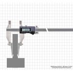 Digital caliper 0 - 1000 mm