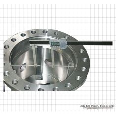 Digital caliper 150 x 40 mm, with 5 mm opening, without measurements. tips 2