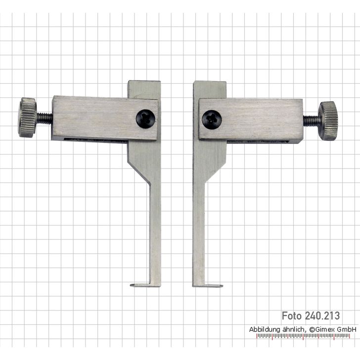 Meas. tips for digging. uni. caliper, with flat measures. faces, type 1-1