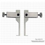 Meas. tips for digging. uni. caliper, with flat measures. faces, type 1-3