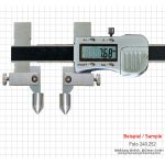 Meas. tips for digging. uni. caliper, with conical measures. faces, type 5-1