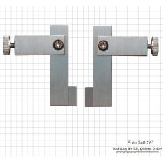 Meas. tips for digging. uni. caliper, with blade measuring surfaces