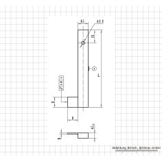 Meas. tips for digging. uni. caliper, with blade measuring surfaces 2