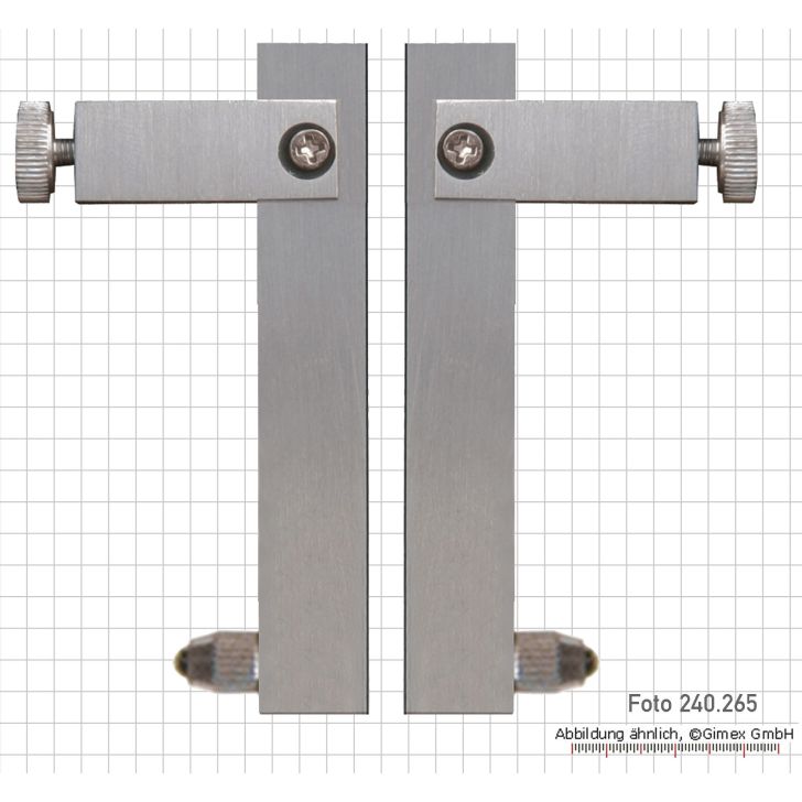 Meas. tips for digging. uni. caliper, scale indicator tip for measuring