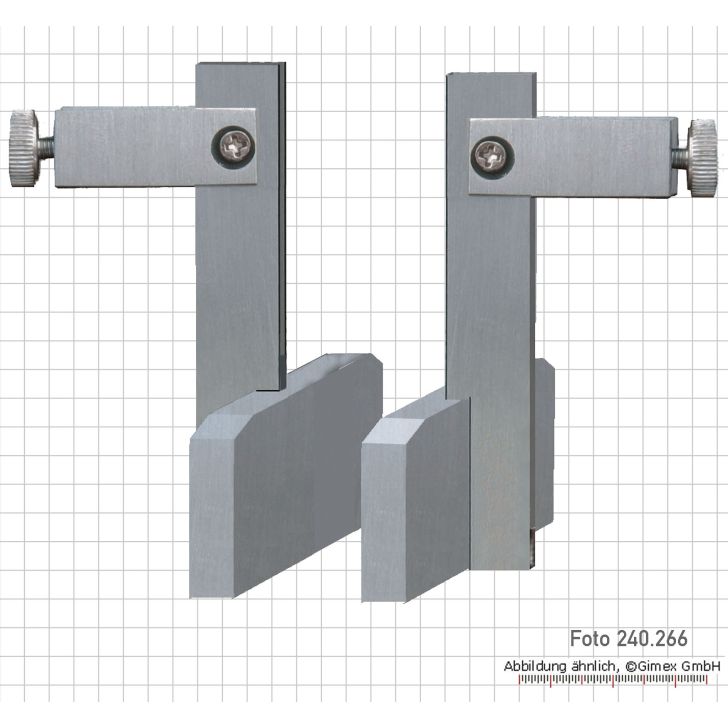 Meas. tips for digging. uni. caliper, with large measuring face