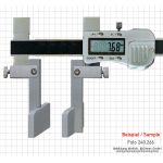 Meas. tips for digging. uni. caliper, with large measuring face