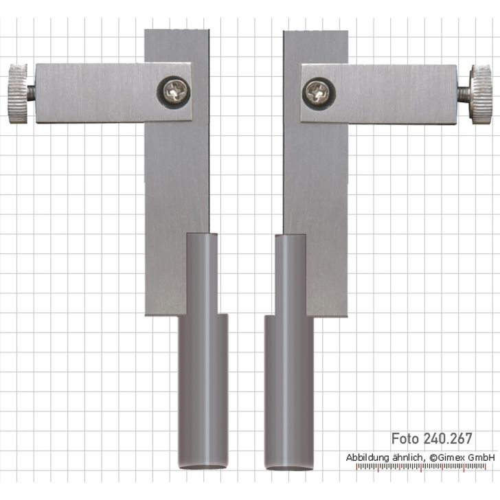 Meas. tips for digging. uni. caliper, with round pin