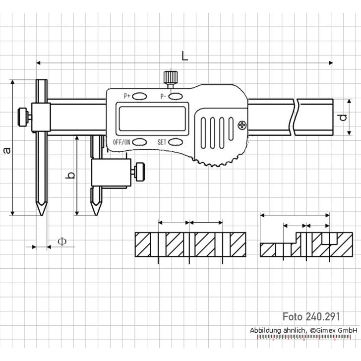 Digital caliper 150 mm